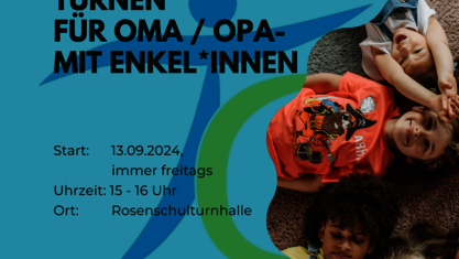 Wir starten neu mit dem Oma / Opa-Kind-Turnen
