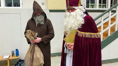 Nikolaus beim Leichtathletik