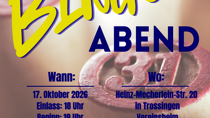 BINGO-Challenge im Vereinsheim