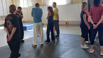 Selbstverteidigungskurs in der Rosenschulturnhalle
